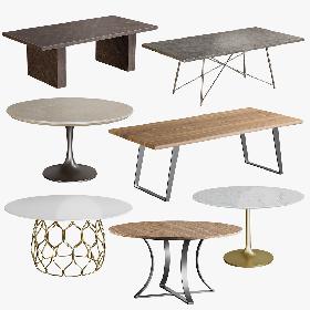 3D Dining Table Collection